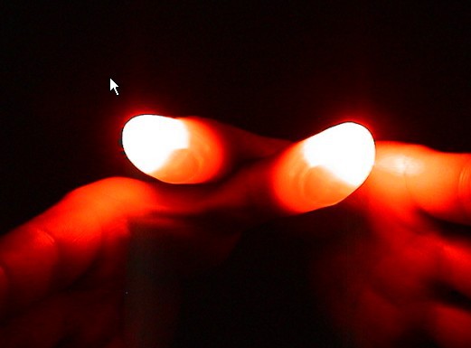 Simulation Light Energy Dancing A Pair Of Magic Toys Finger Lights