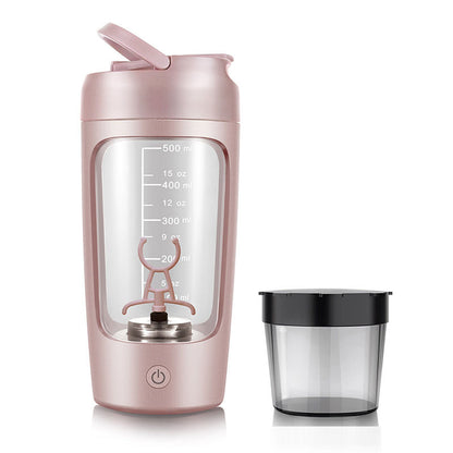 Premium Electric Protein Shaker Bottle, Made with Tritan BPA Free 650ml Vortex Portable Mixer Cup/USB Rechargeable Shaker Cups