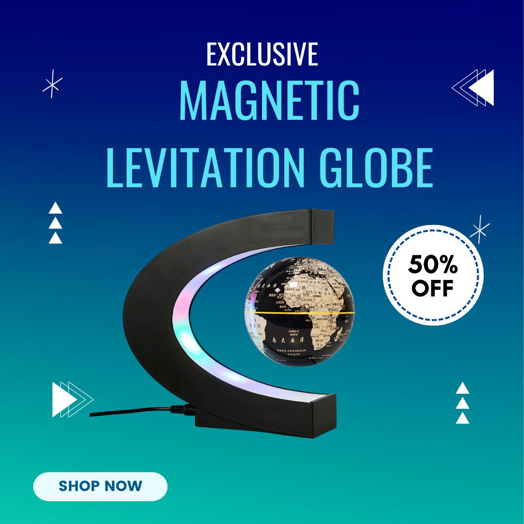 Magnetic Levitation Globe Novelty Desktop Home Office Creative Gift Ornament