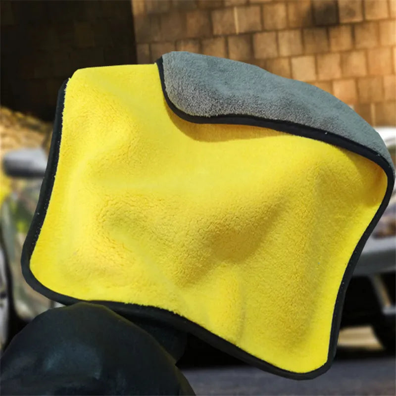 Car Care Polishing Wash Towels Plush Microfiber