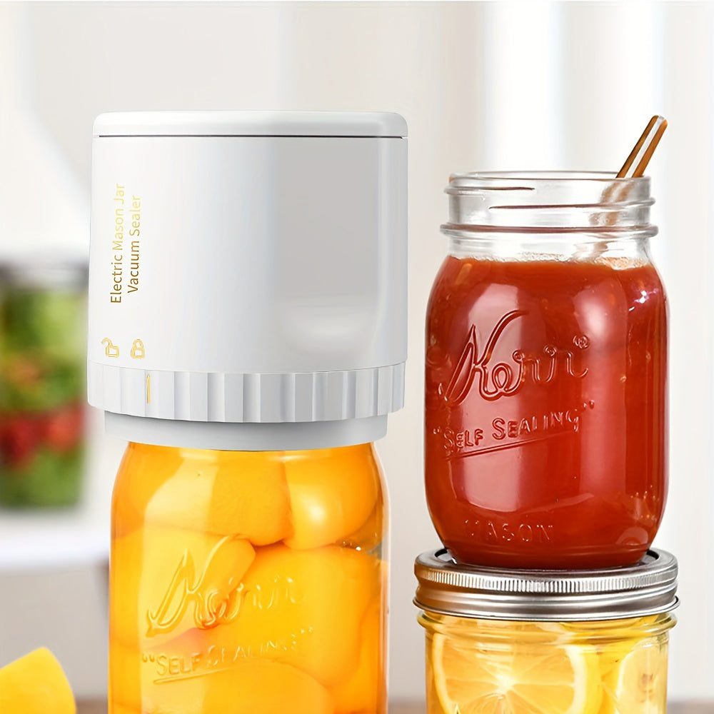 Electric Mason Jar Vacuum Sealer for Food Storage_3