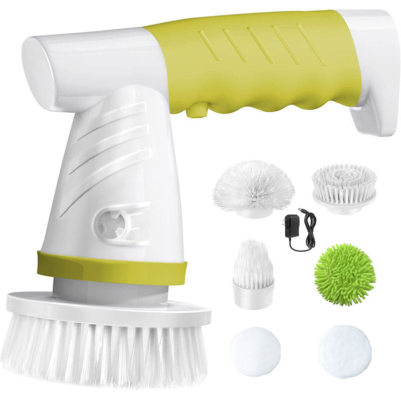 Household Kitchen Hand-Held Electric Dishwashing Brush Creative Bathtub Cleaning Brush Charging Rotary Mop