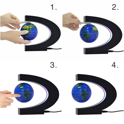 Magnetic Levitation Globe Novelty Desktop Home Office Creative Gift Ornament