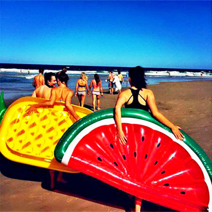 Inflatable Giant Pool Float Mattress Toys Watermelon Pineapple Cactus Beach Water Swimming Ring Lifebuoy Sea Party