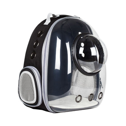 Transparent shell pet bag new fashion trend large capacity space cover cat bag panoramic dog backpack