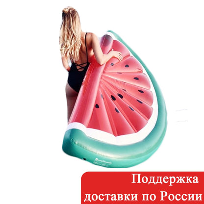 Inflatable Giant Pool Float Mattress Toys Watermelon Pineapple Cactus Beach Water Swimming Ring Lifebuoy Sea Party