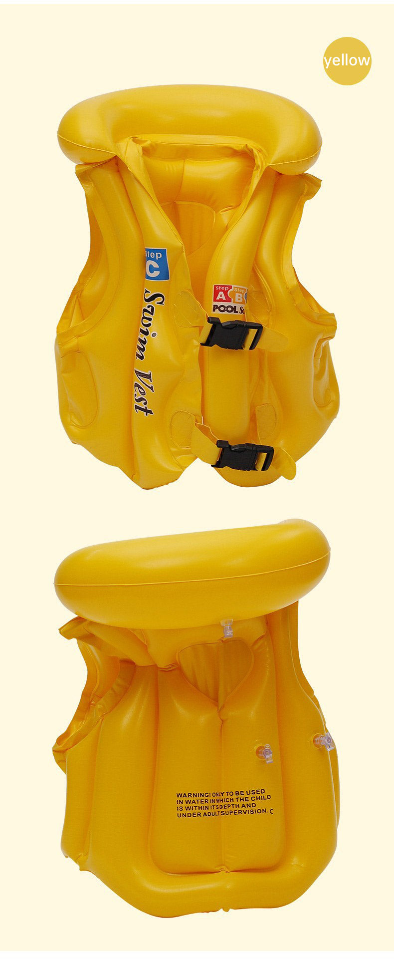 3-10 Age inflatable life vest Baby swimming jacket Buoyancy PVC floats kid swim life inflatable jacket