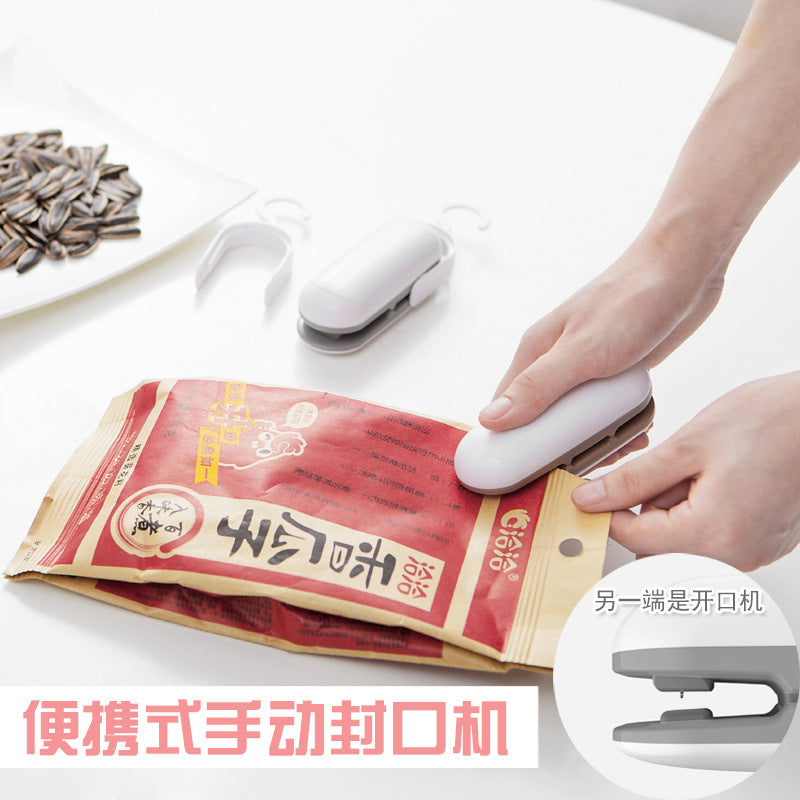 Small Portable Mini Sealing Machine Heat Sealing Machine Bag Sealing Machine Sealing Machine Food Hand Press Snack Plastic Bag