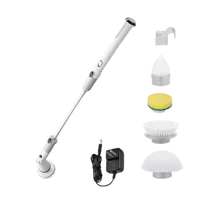 Multi-Brush Head Wireless Electric Cleaning Brush Brush Dead Corner Brush Kitchen Bathroom Housework Cleaning Toilet Brush Mop