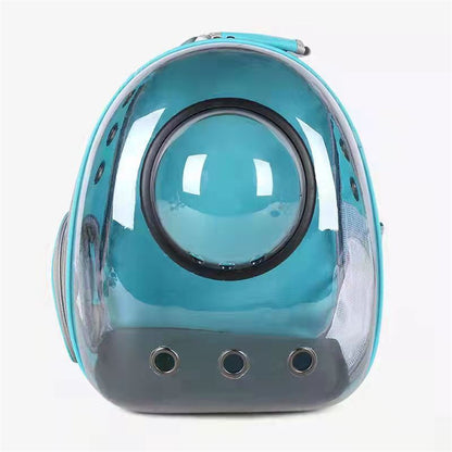 Transparent shell pet bag new fashion trend large capacity space cover cat bag panoramic dog backpack