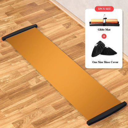 Bilink Custom Fitness sliding board thin leg fitness skating trainer speed skating training board sliding pad