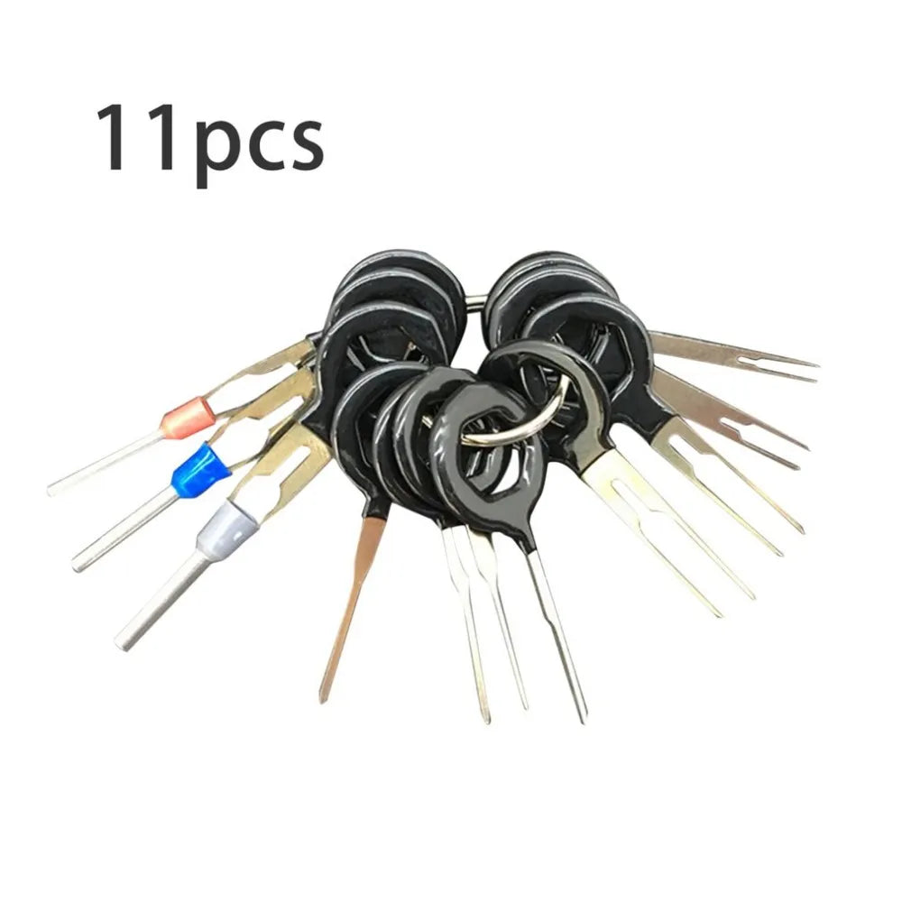 Car Terminal Removal Tool Kit Electrical Wiring Crimp Connector Pin Extractor Kit Car Repair Hand Tool 11pcs 8pcs 3pcs