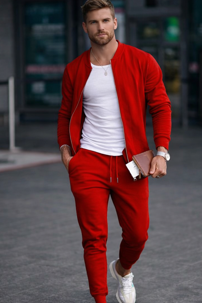 Zalantino Men’s Motion Set | Modern Zip Lounge