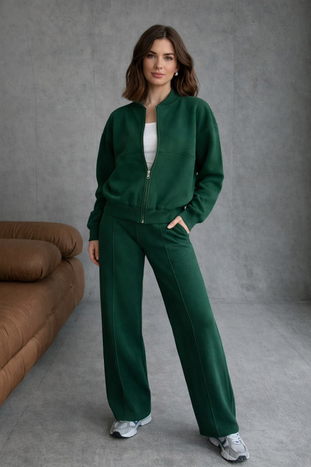 Zalantino Women’s Motion Set | Modern Zip Lounge