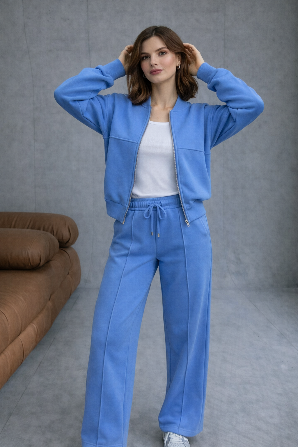 Zalantino Women’s Motion Set | Modern Zip Lounge