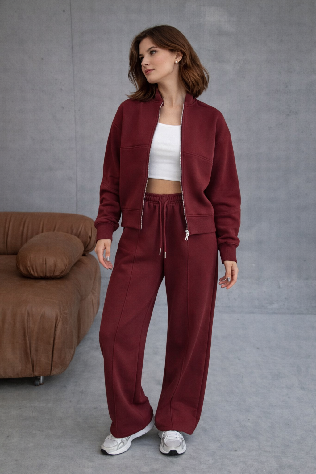 Zalantino Women’s Motion Set | Modern Zip Lounge