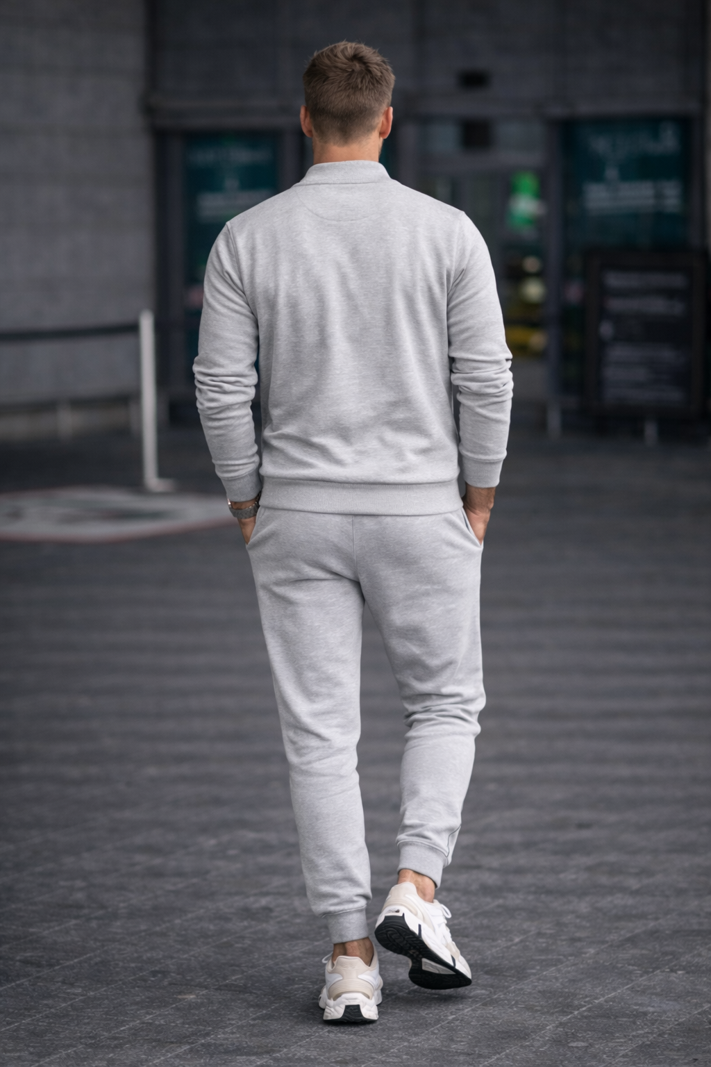 Zalantino Men’s Motion Set | Modern Zip Lounge