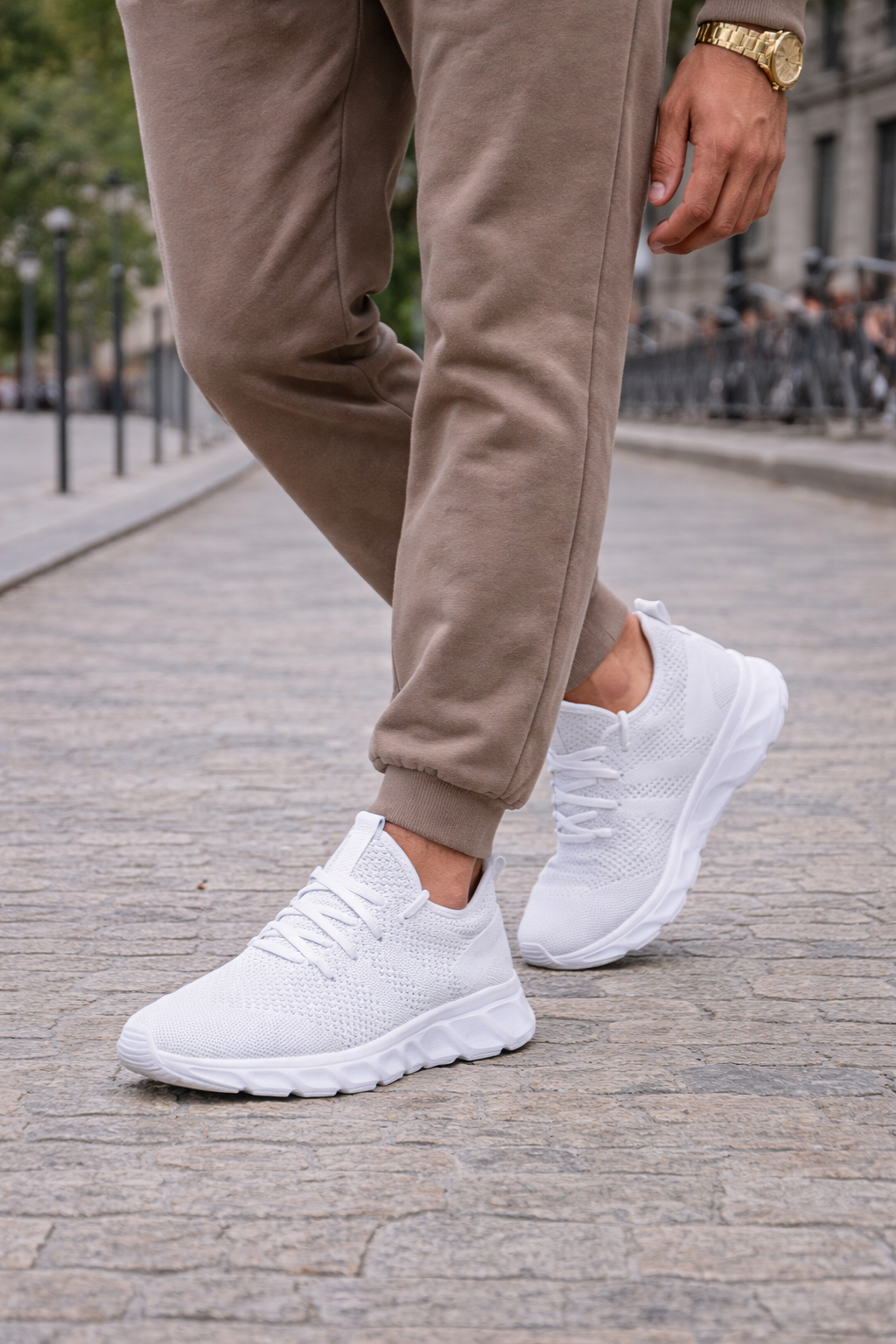 Zalantino Men's Aero Runner | Lightweight Knit Sneaker