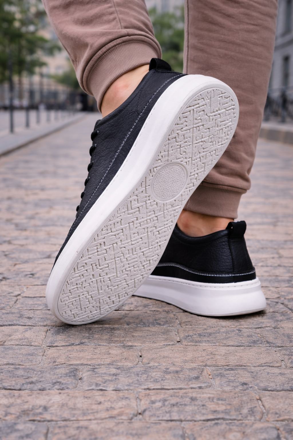 Zalantino Men’s Urban Edge Sneaker | Modern Elevated Classic