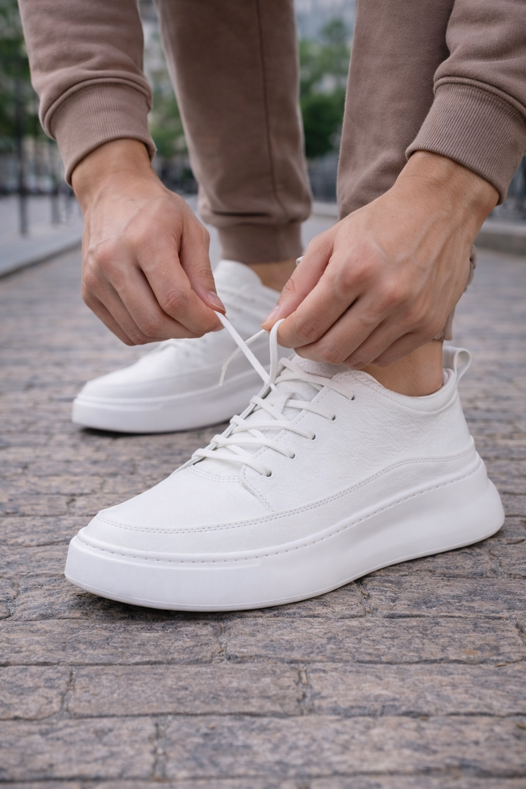 Zalantino Men’s Urban Edge Sneaker | Modern Elevated Classic