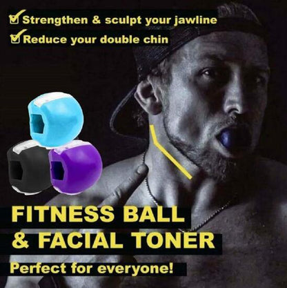 Face Fitness Ball & Facial Toner Exerciser Facial Muscle Training Silicone Face-lift Masseter