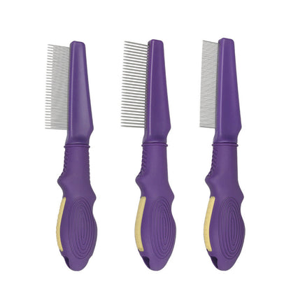 Pet Comb High and Low Needle Hair Removal Flea Comb Comb Comb Cat Dog Long and Short Needle Open Knot Beauty Comb