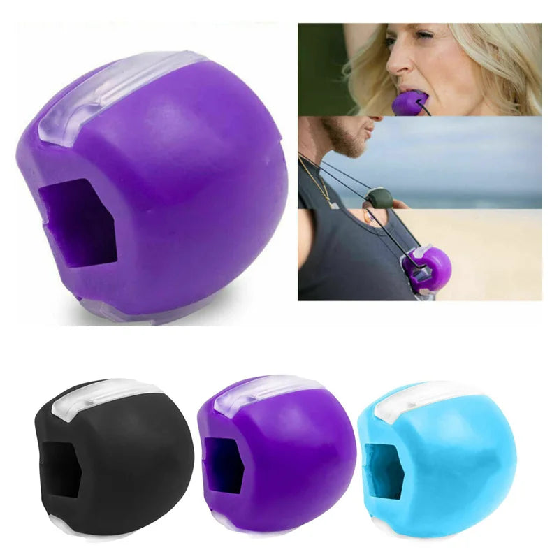 Face Fitness Ball & Facial Toner Exerciser Facial Muscle Training Silicone Face-lift Masseter