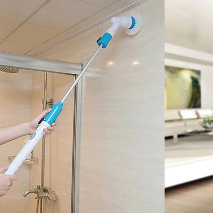 Turbo Scrub Cleaning Brush Cordless Chargeable Bathroom Cleaner with Extension Handle Adaptive Brush Tub