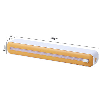 Cling Film Cutter Magnetic Suction Wall-mounted Kitchen Special Tearing Tin Paper Cling Film Box