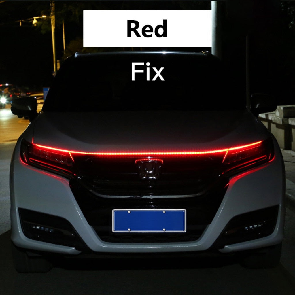 LED Daytime Running Light Car Hood Decorative Lights