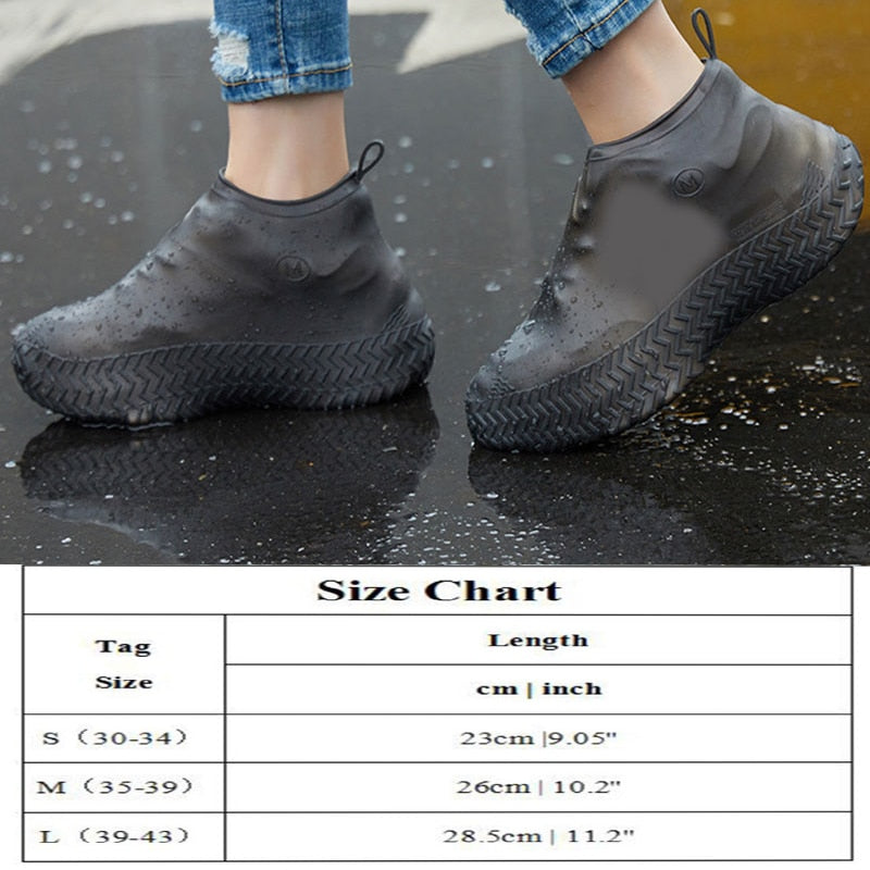 Waterproof Rain Shoes Covers Silicone Outdoor