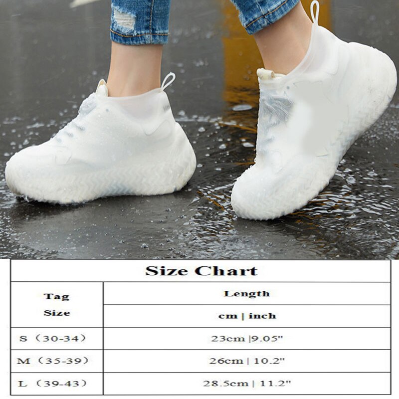 Waterproof Rain Shoes Covers Silicone Outdoor