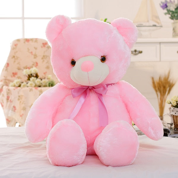 Plush Toy Colorful Glowing Teddy Bear