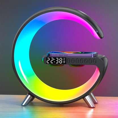 4-in-1 Wireless Charger Light Alarm Clock: