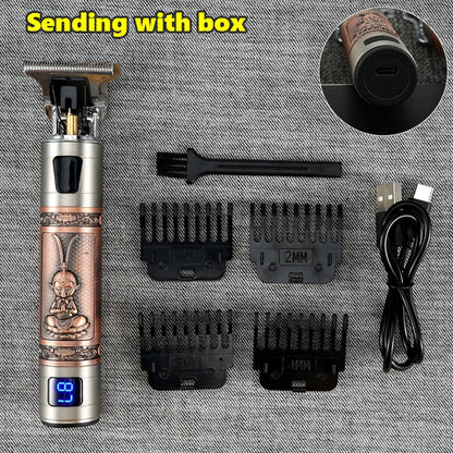 Professional Men's Electric Shaver Rechargeable Barber trimmer for men USB