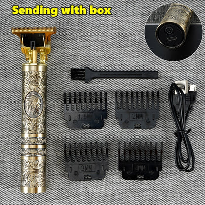 Professional Men's Electric Shaver Rechargeable Barber trimmer for men USB