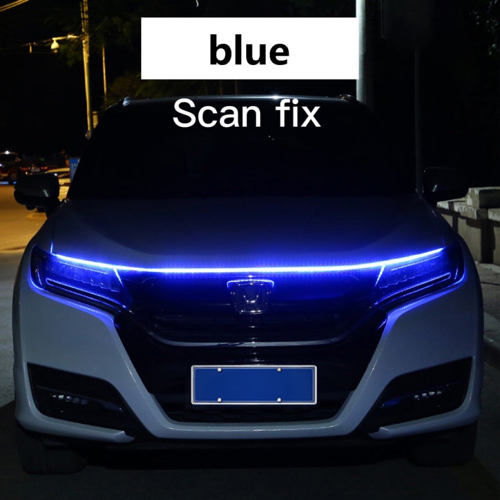 LED Daytime Running Light Car Hood Decorative Lights