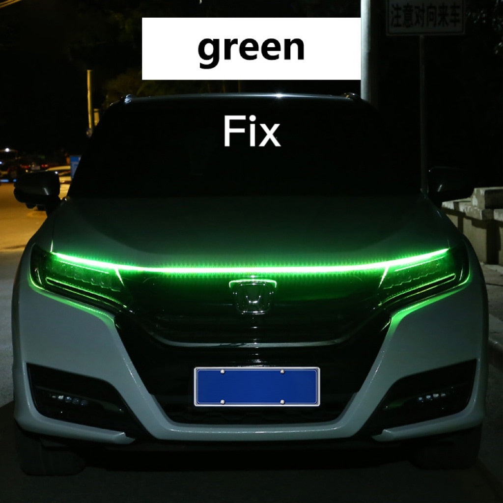 LED Daytime Running Light Car Hood Decorative Lights