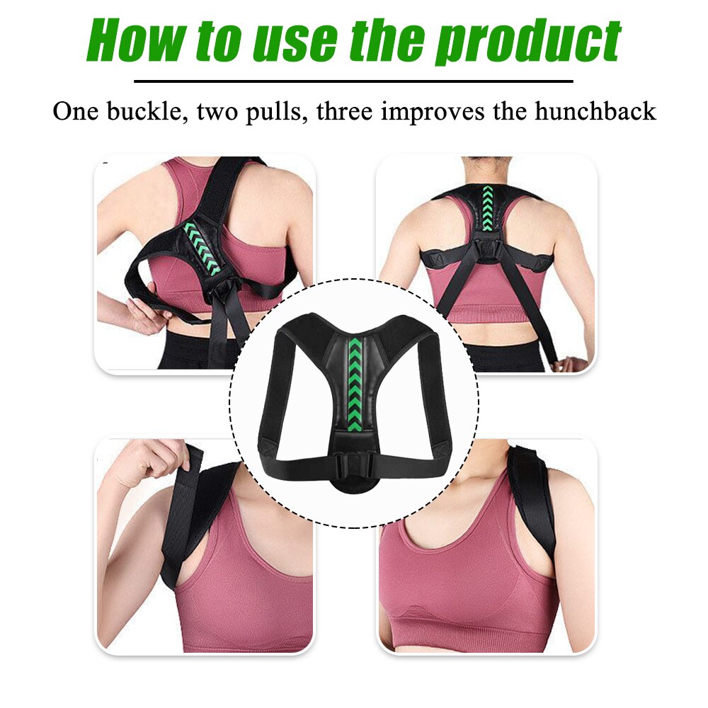 Back Posture Corrector Belt Adjustable Shoulde Neck