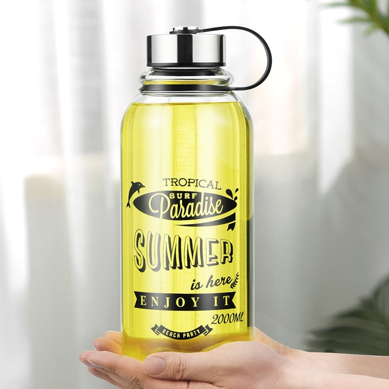 GIANXI Large Capacity Glass Water Bottles