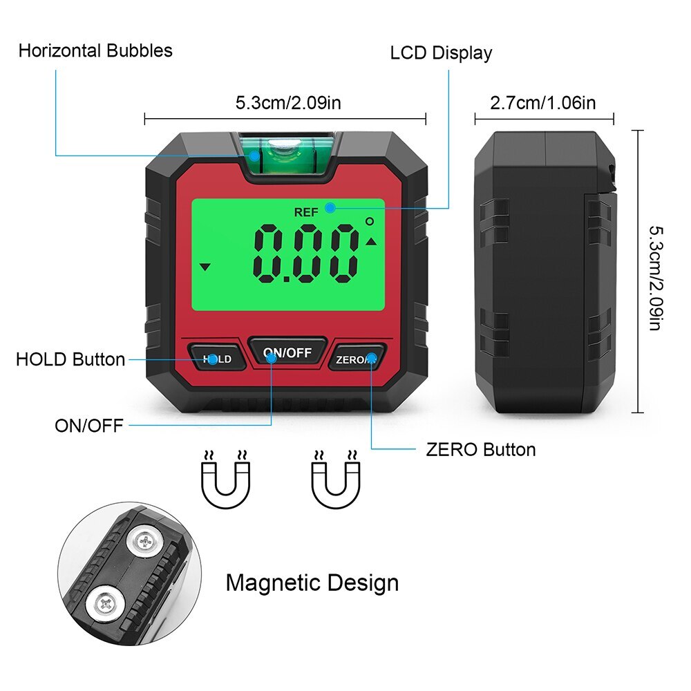 90 Degree Digital Level Angle Finder