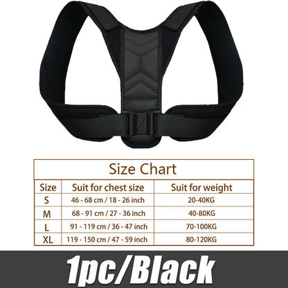 Back Posture Corrector Belt Adjustable Shoulde Neck