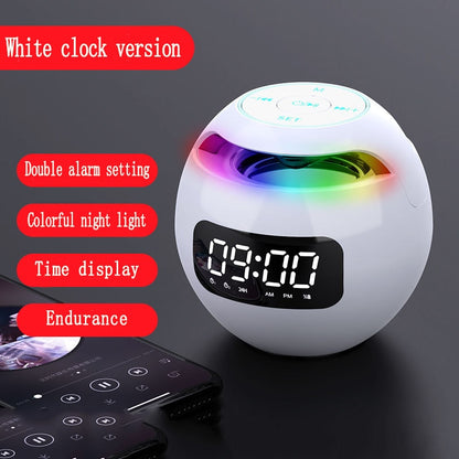 Colorful digital Clock with Bluetooth Speaker