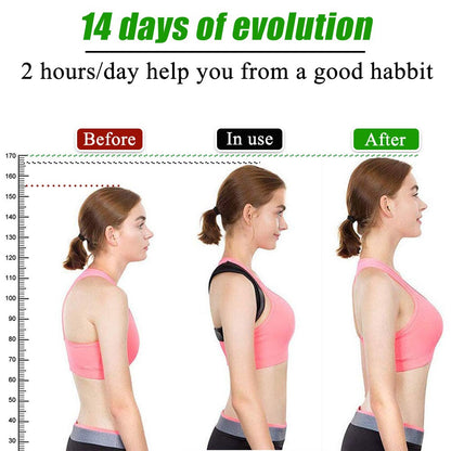 Back Posture Corrector Belt Adjustable Shoulde Neck