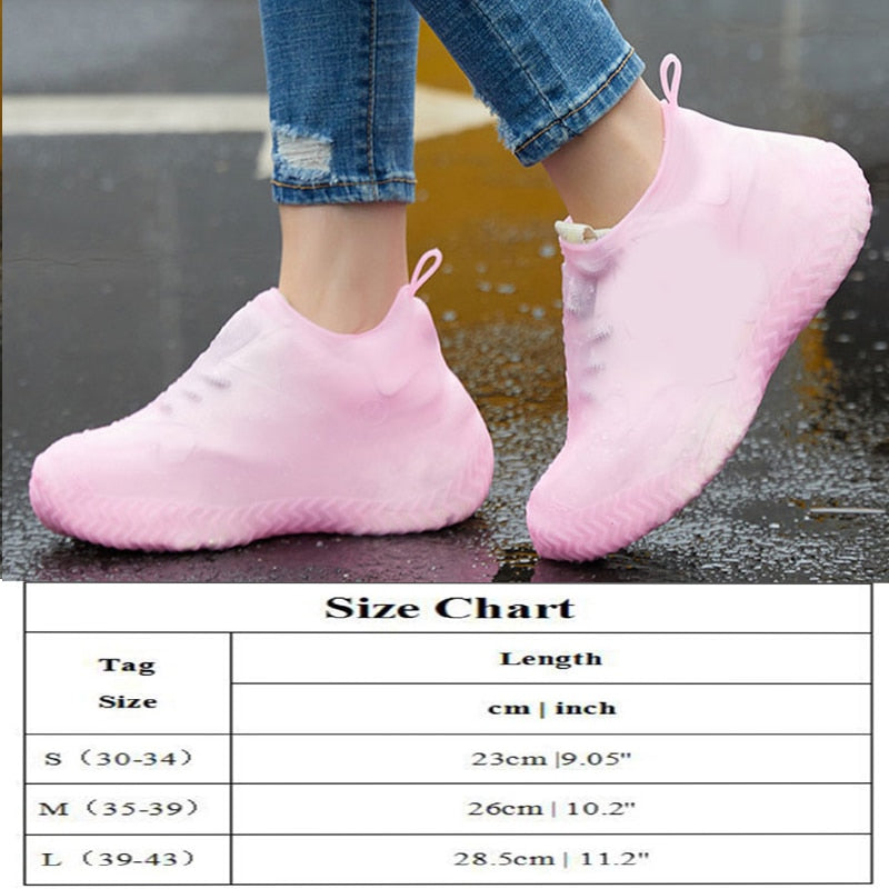 Waterproof Rain Shoes Covers Silicone Outdoor