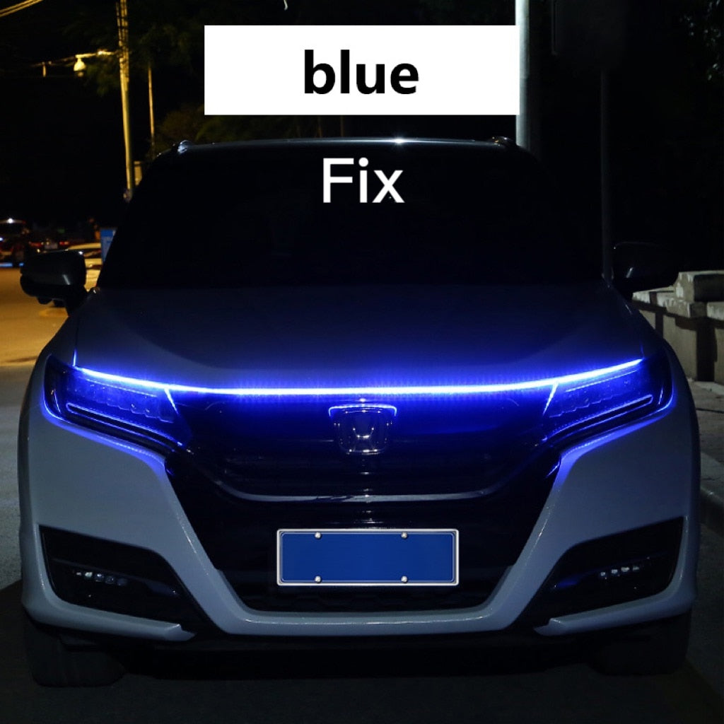 LED Daytime Running Light Car Hood Decorative Lights