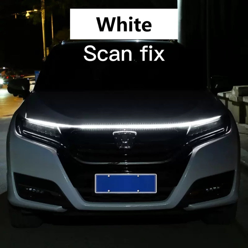 LED Daytime Running Light Car Hood Decorative Lights