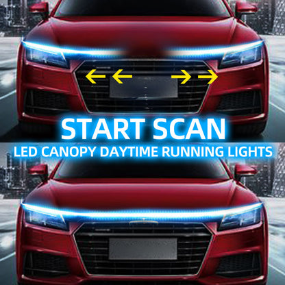 LED Daytime Running Light Car Hood Decorative Lights