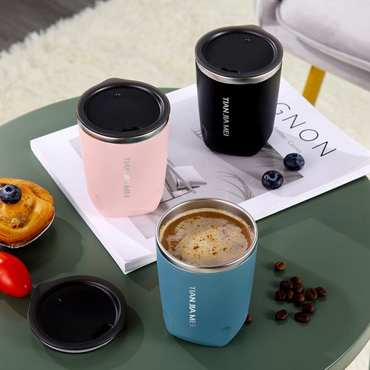 300ml Thermal Coffee Mug Beer Cups Stainless Steel