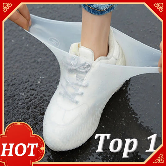 Waterproof Rain Shoes Covers Silicone Outdoor